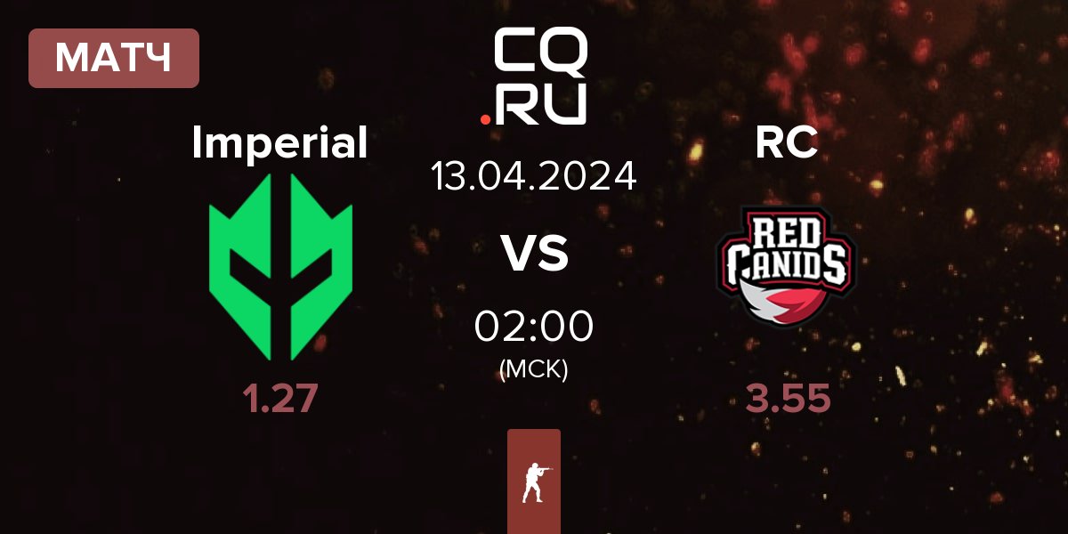 Матч Imperial Esports Imperial vs Red Canids RC | 13.04