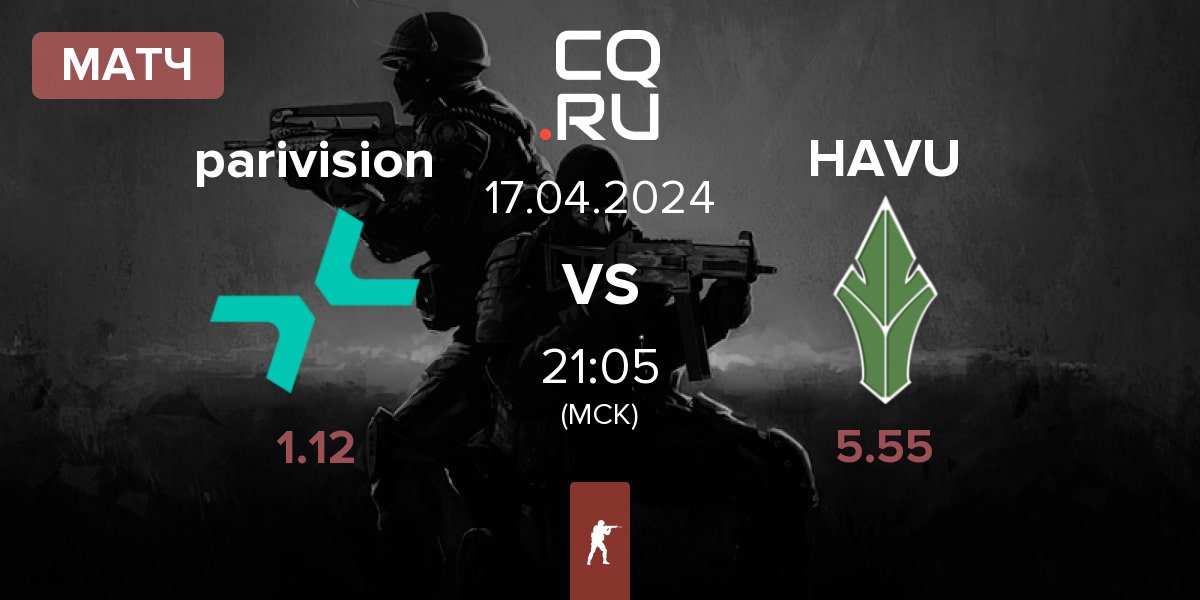 Матч PARIVISION parivision vs HAVU Gaming HAVU | 17.04