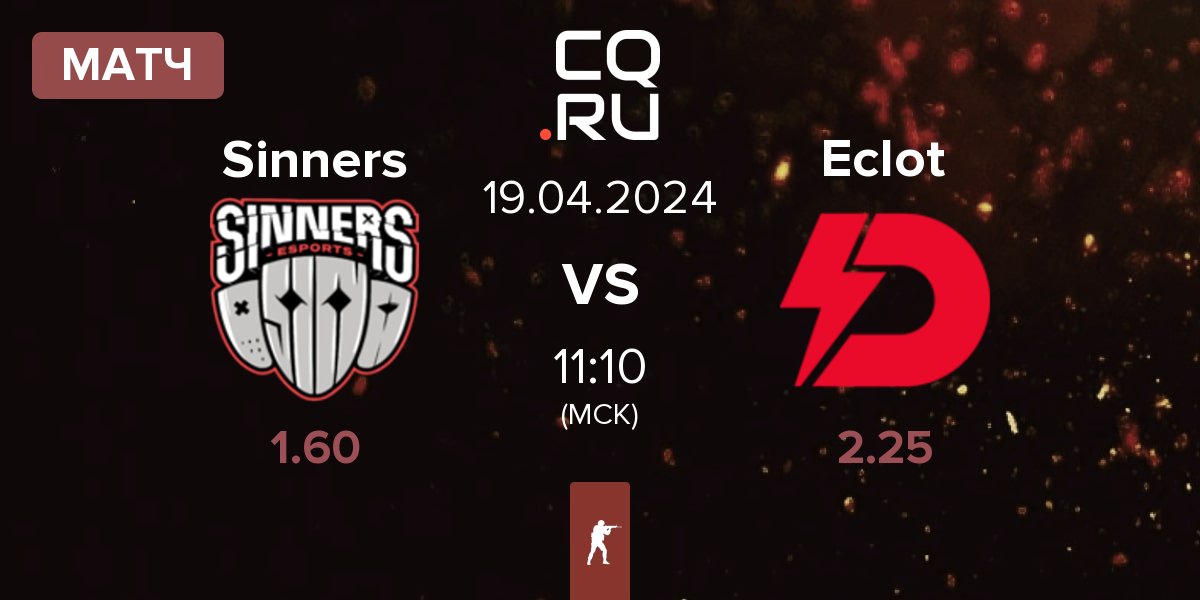 Матч Sinners Esports Sinners vs Dynamo Eclot Eclot | 19.04