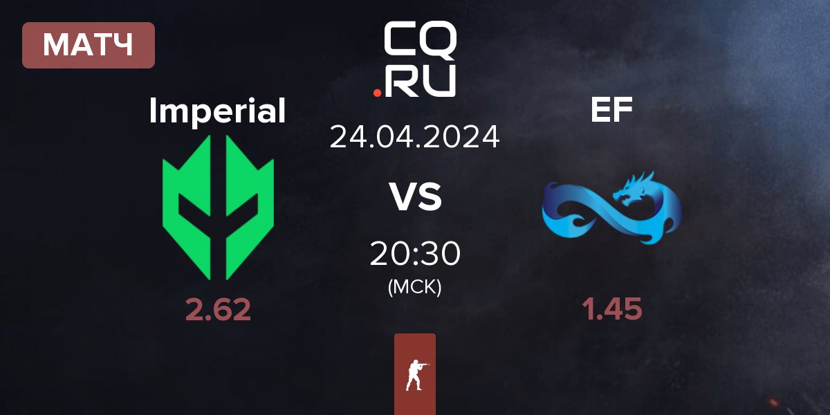 Матч Imperial Esports Imperial vs Eternal Fire EF | 24.04