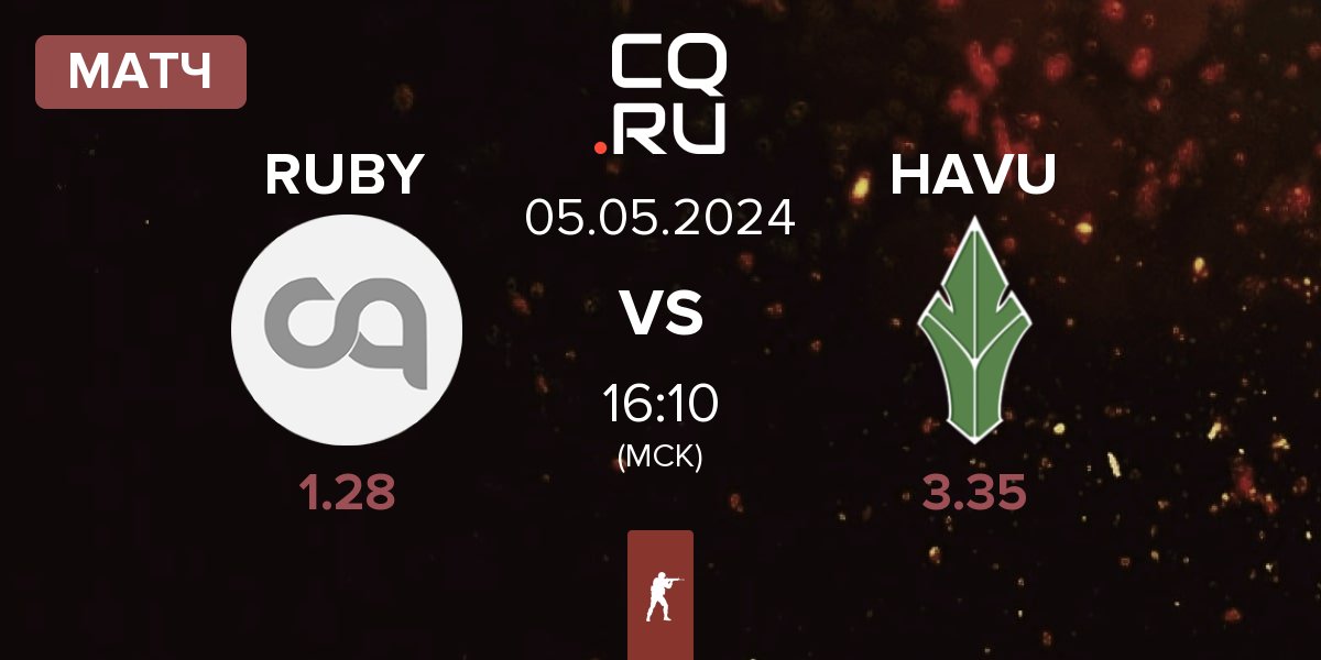 Матч RUBY vs HAVU Gaming HAVU | 05.05
