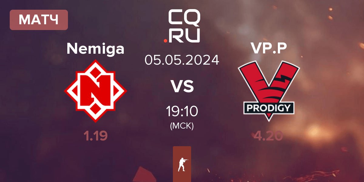 Матч Nemiga Gaming Nemiga vs VP.Prodigy VP.P | 05.05