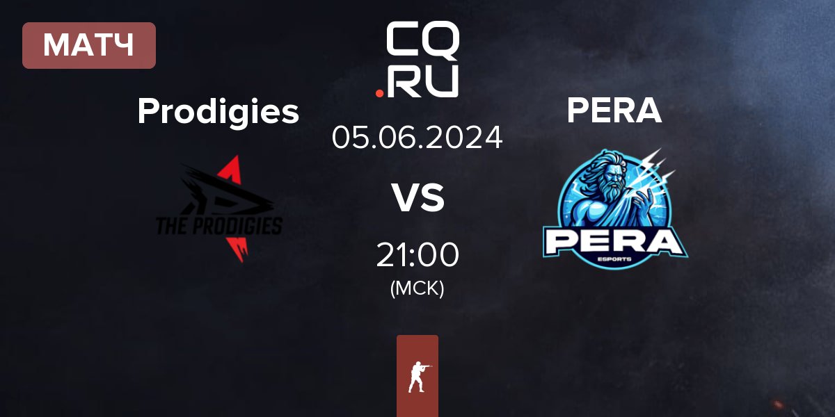 Матч The Prodigies Prodigies vs Pera Esports PERA | 05.06