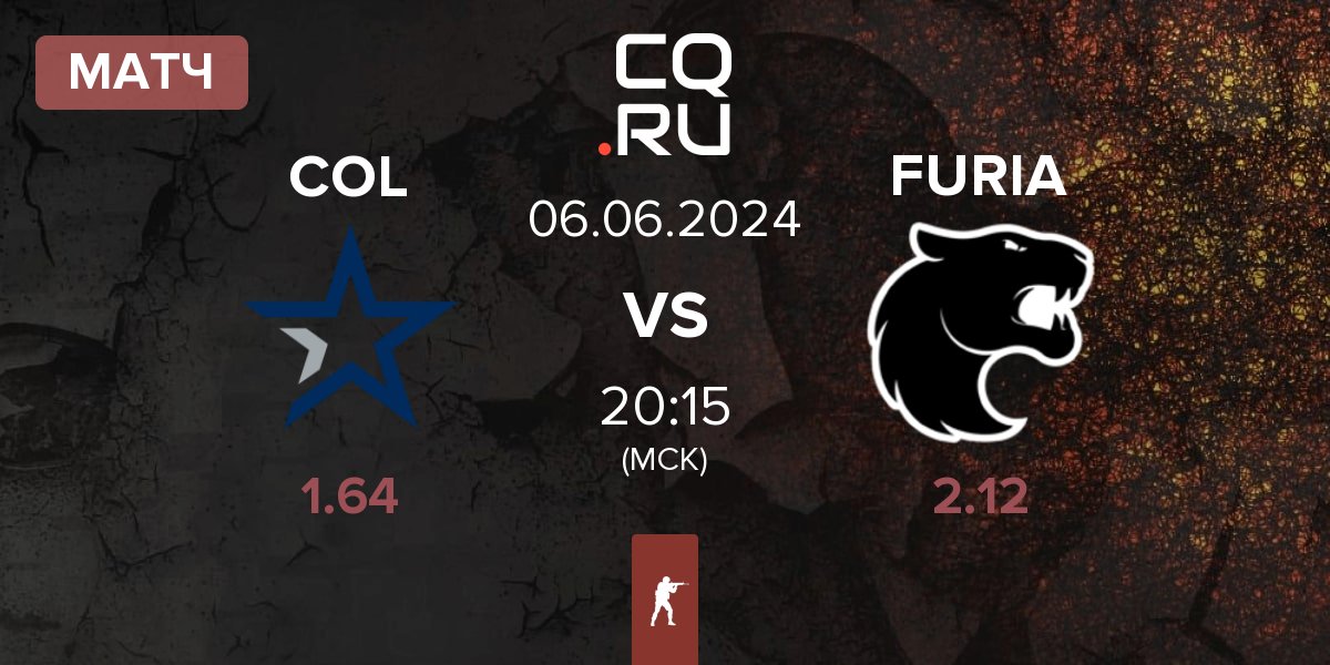 Матч Complexity Gaming COL vs FURIA Esports FURIA | 06.06