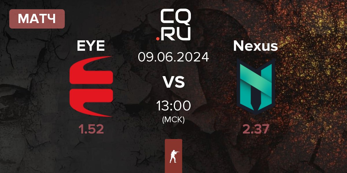 Матч EYEBALLERS EYE vs Nexus Gaming Nexus | 09.06