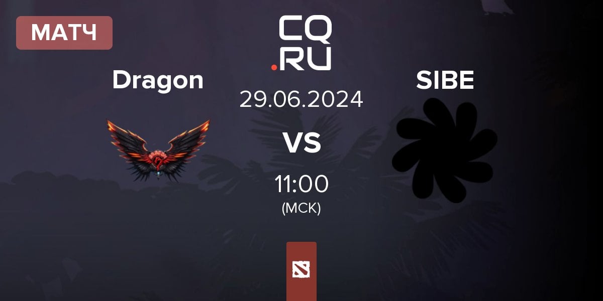 Матч Dragon Esports Dragon vs SIBE Team SIBE | 29.06