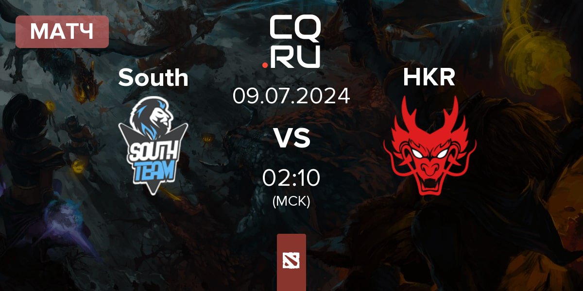 Матч South Team South vs Hokori HKR | 09.07