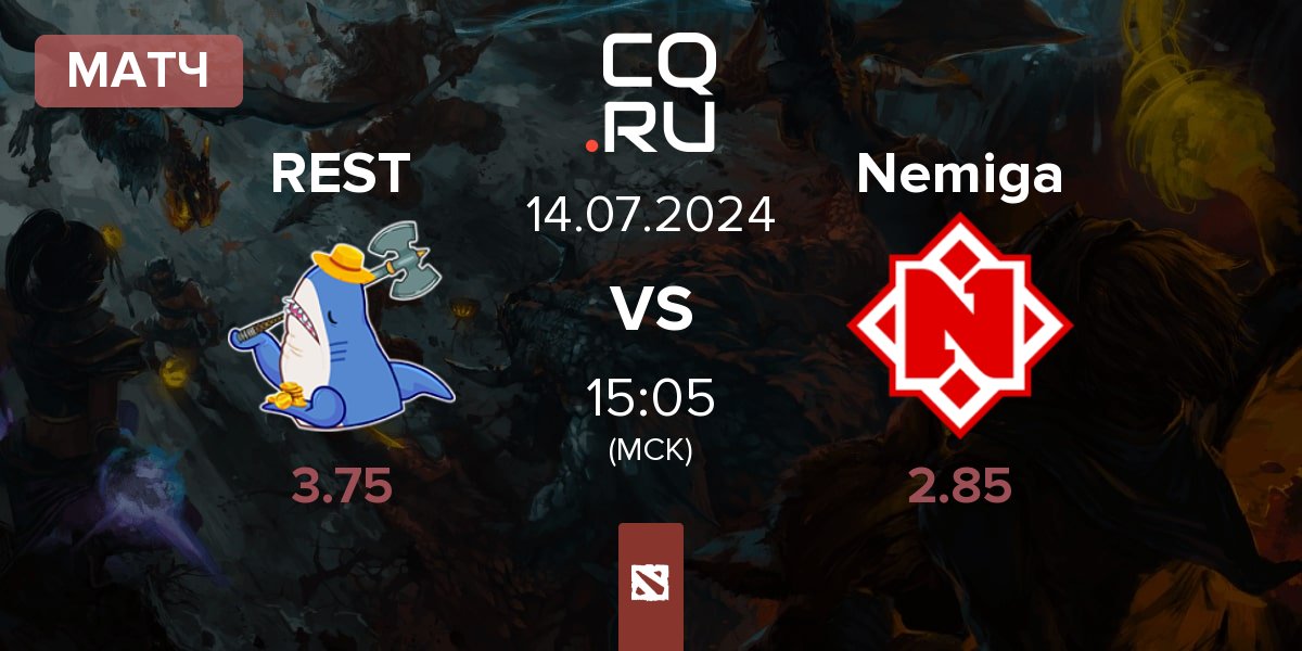 Матч Rest Farmers REST vs Nemiga Gaming Nemiga | 14.07