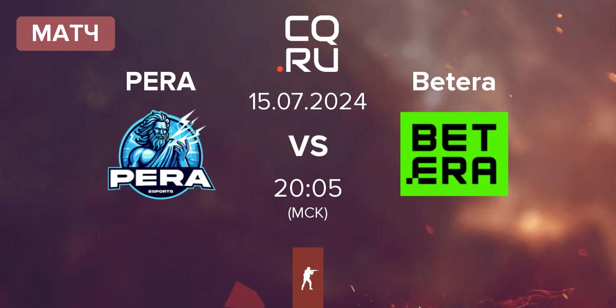 Матч Pera Esports PERA vs Betera | 15.07