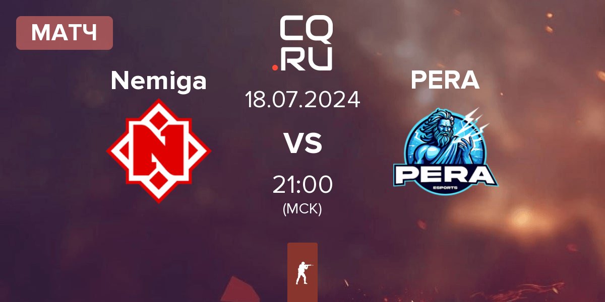 Матч Nemiga Gaming Nemiga vs Pera Esports PERA | 18.07