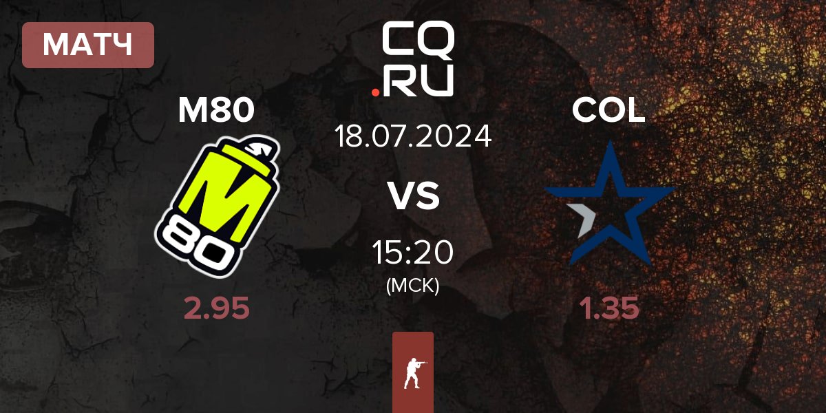 Матч M80 vs Complexity Gaming COL | 18.07