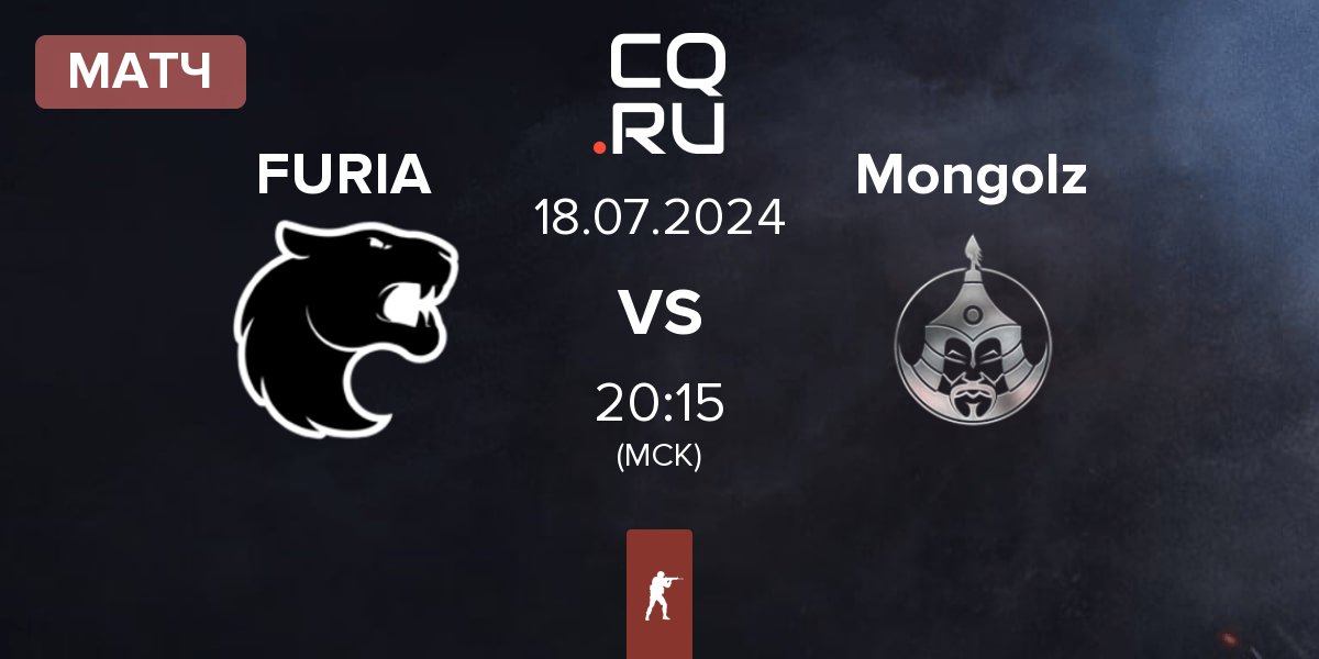 Матч FURIA Esports FURIA vs The Mongolz Mongolz | 18.07