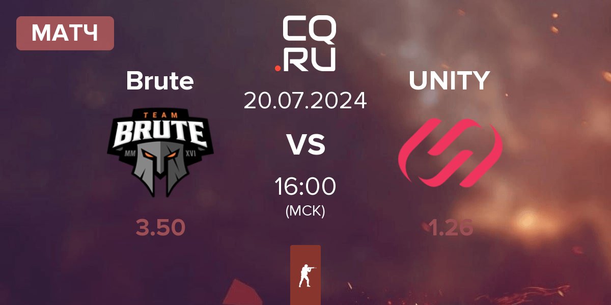 Матч Brute vs UNITY Esports UNITY | 20.07