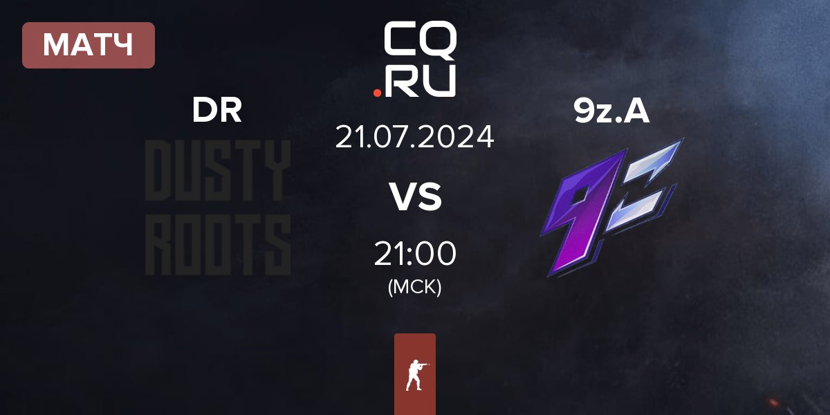 Матч Dusty Roots DR vs 9z Academy 9z.A | 21.07