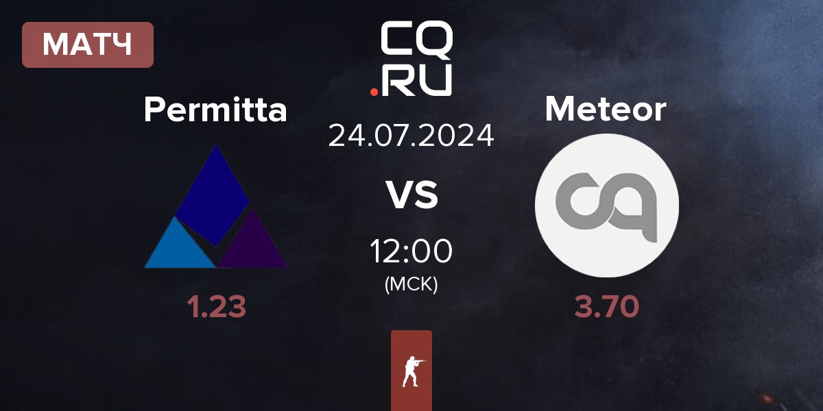 Матч Permitta Esports Permitta vs Meteor | 24.07