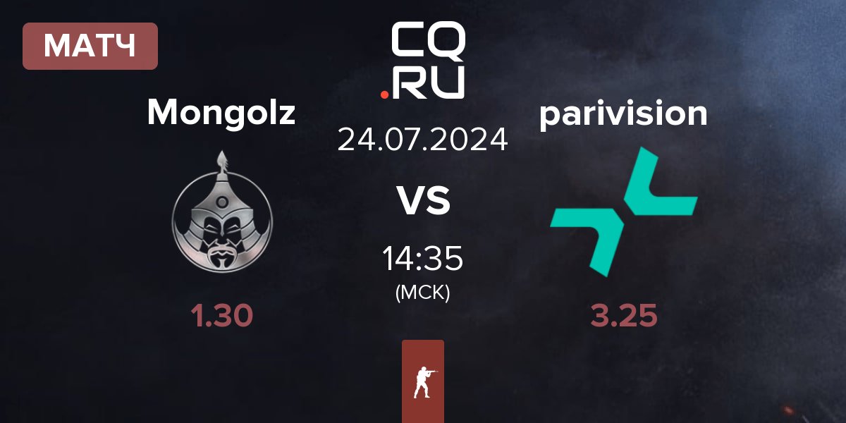 Матч The Mongolz Mongolz vs PARIVISION parivision | 24.07