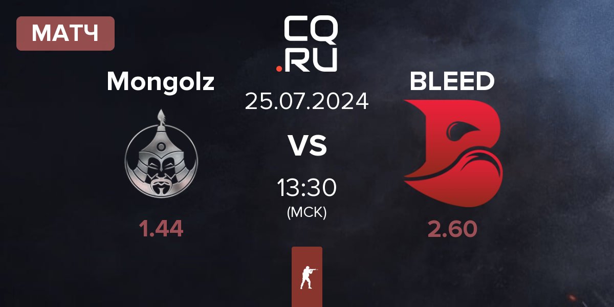 Матч The Mongolz Mongolz vs BLEED Esports BLEED | 25.07