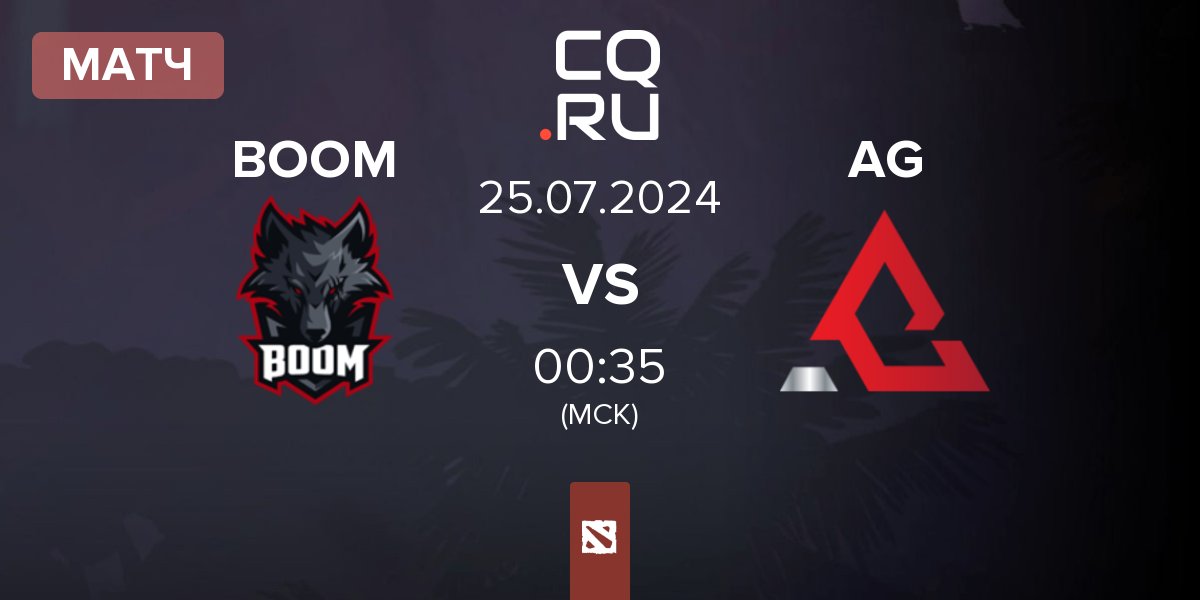 Матч BOOM Esports BOOM vs Apex Genesis AG | 25.07