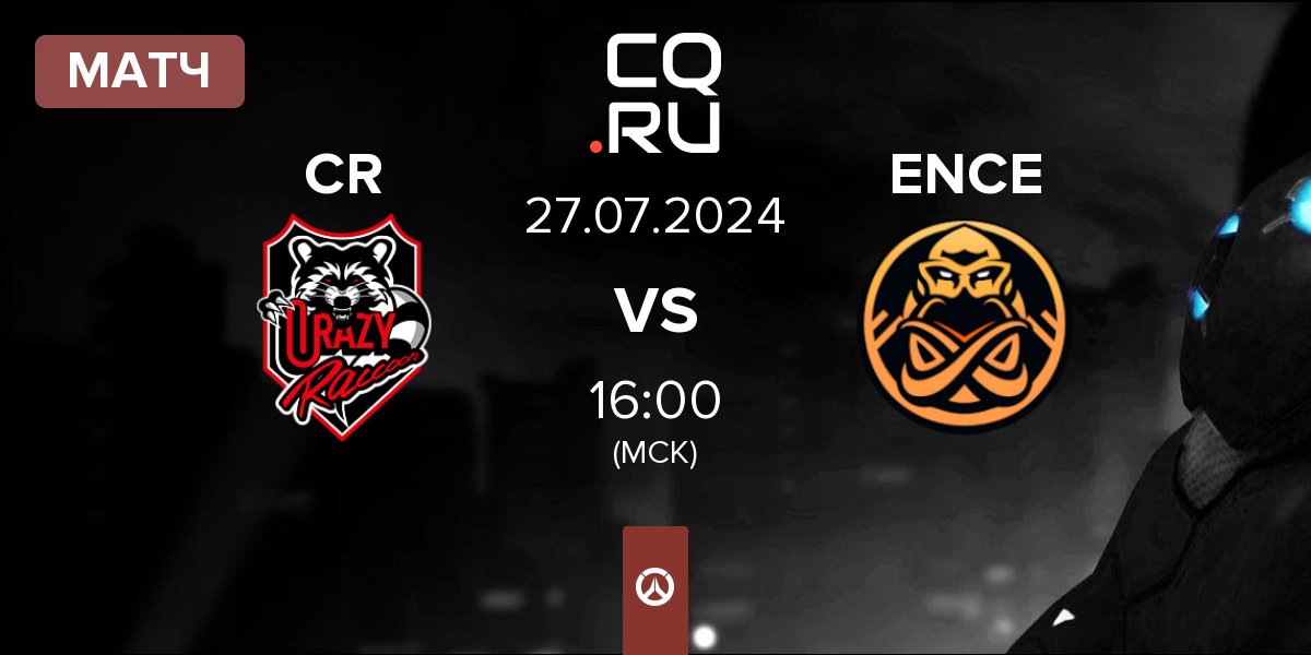 Матч Crazy Raccoon CR vs ENCE eSports ENCE | 27.07