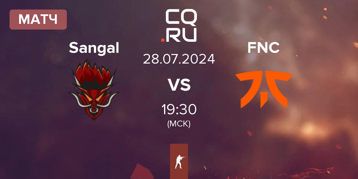 Матч Sangal Esports Sangal vs Fnatic FNC | 28.07