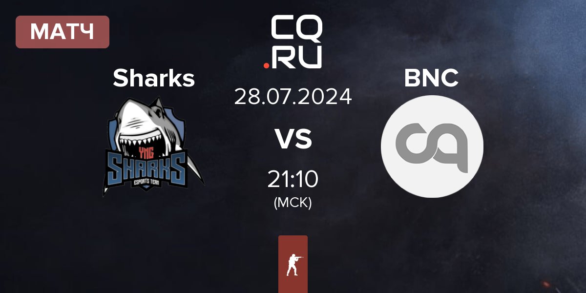 Матч Sharks Esports Sharks vs Bad News Chickens BNC | 28.07