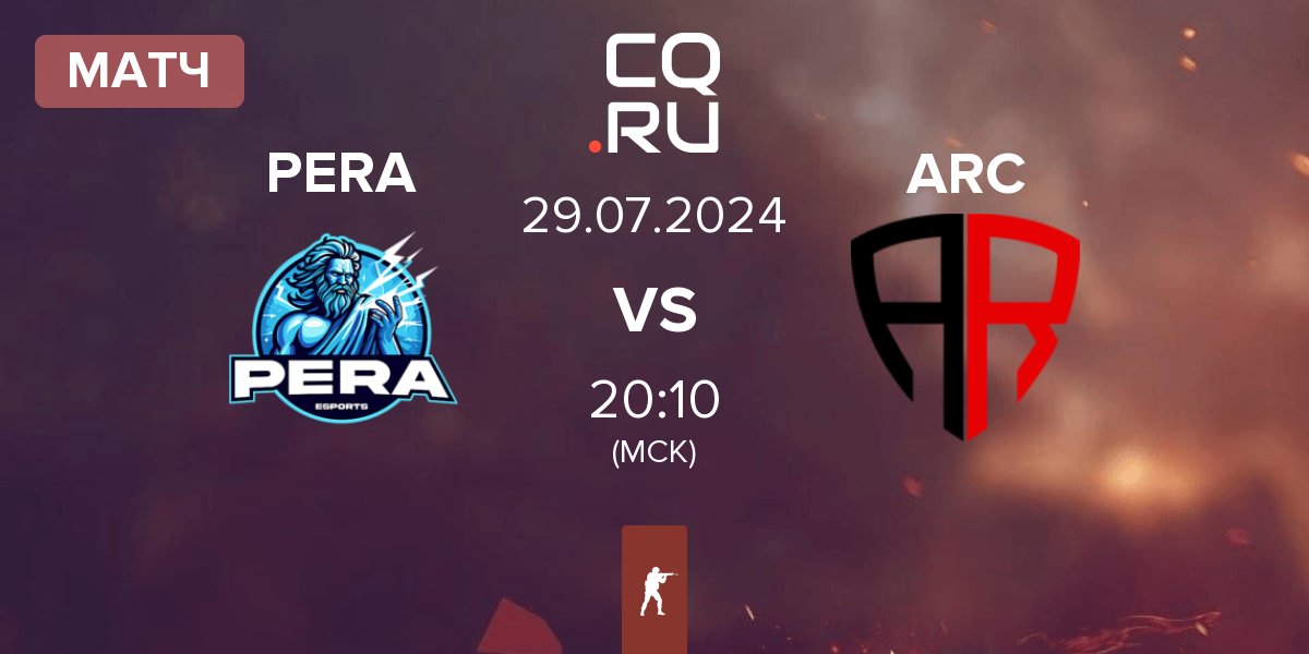 Матч Pera Esports PERA vs ARCRED | 29.07