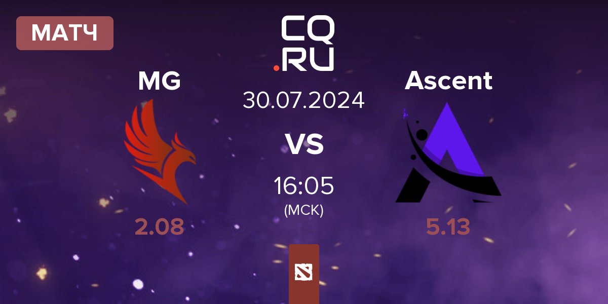 Матч Mag.Garuda MG vs Ascent Esports Ascent | 30.07