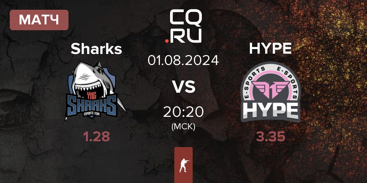 Матч Sharks Esports Sharks vs Hype Esports HYPE | 01.08