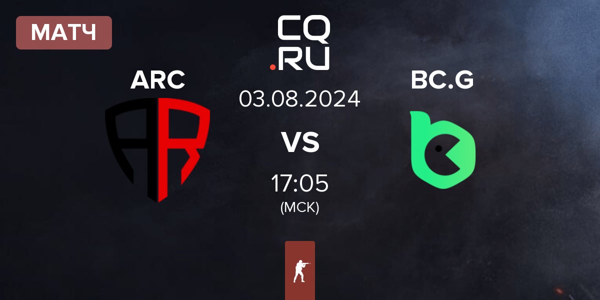 Матч ARCRED vs BC.Game Esports BC.G | 03.08