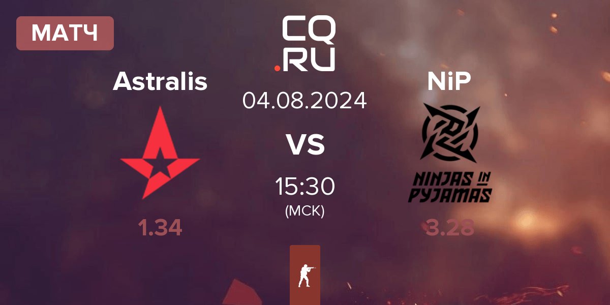 Матч Astralis vs Ninjas in Pyjamas NiP | 04.08