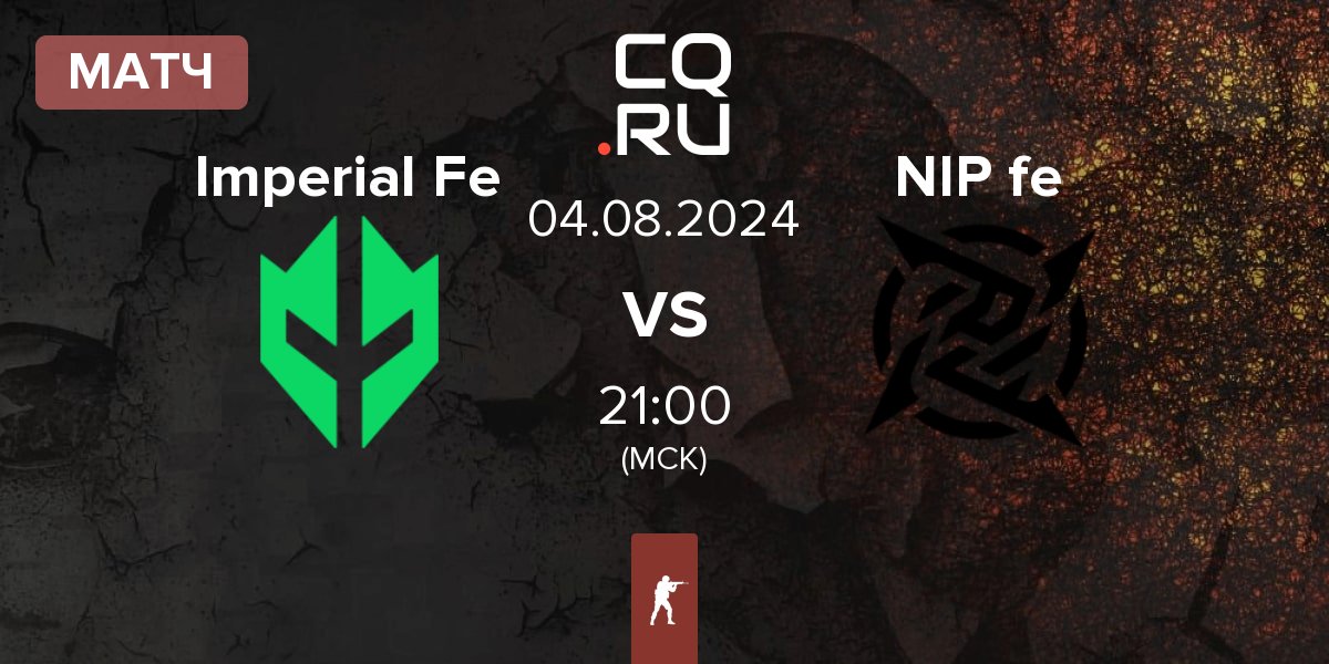 Матч Imperial Fe Imp.fe vs NIP Impact NIP fe | 04.08