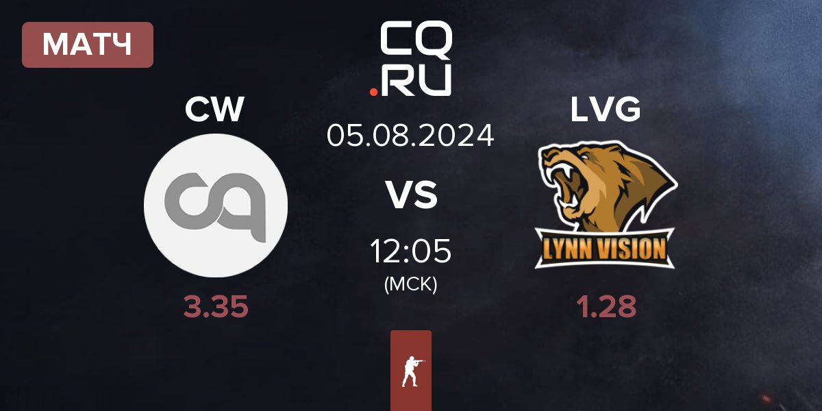 Матч Chinggis Warriors CW vs Lynn Vision Gaming LVG | 05.08