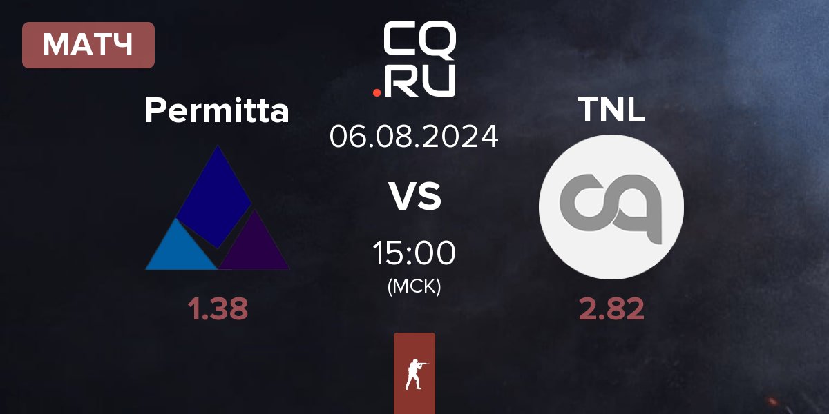 Матч Permitta Esports Permitta vs TEAM NEXT LEVEL TNL | 05.08