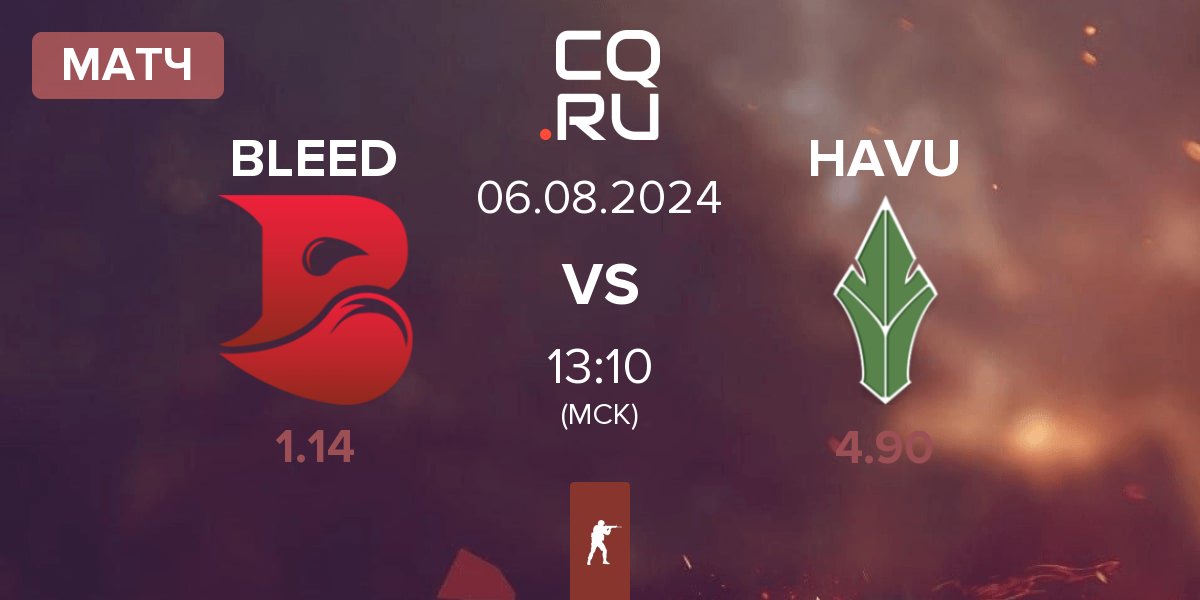 Матч BLEED Esports BLEED vs HAVU Gaming HAVU | 06.08