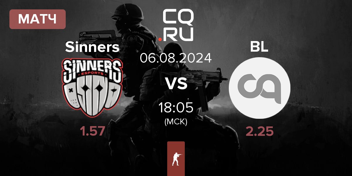 Матч Sinners Esports Sinners vs brazylijski luz BL | 06.08