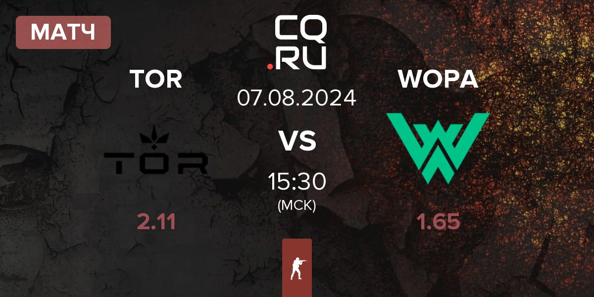 Матч TOR vs WOPA Esport WOPA | 07.08