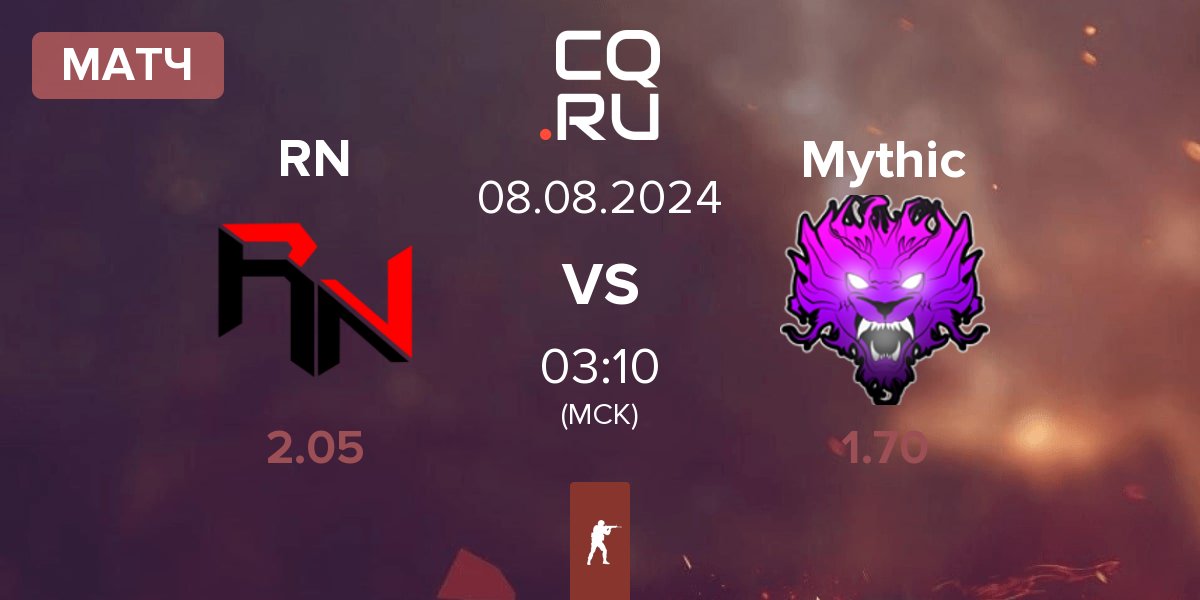 Матч Revenge Nation RN vs Mythic | 07.08