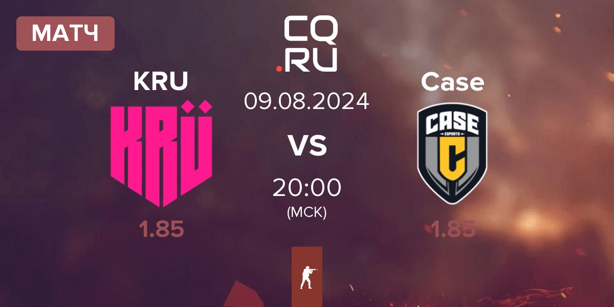 Матч KRU Esport KRU vs Case Esports Case | 09.08