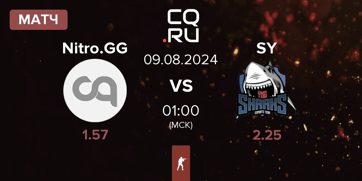 Матч Nitro.GG vs Sharks Youngsters SY | 09.08