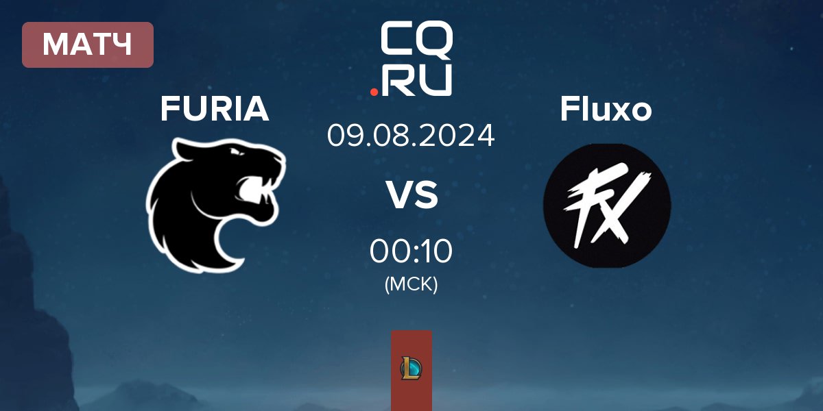 Матч FURIA Esports FURIA vs Fluxo | 09.08