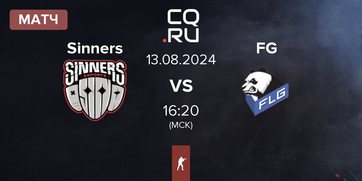 Матч Sinners Esports Sinners vs Fluffy Gangsters FG | 13.08