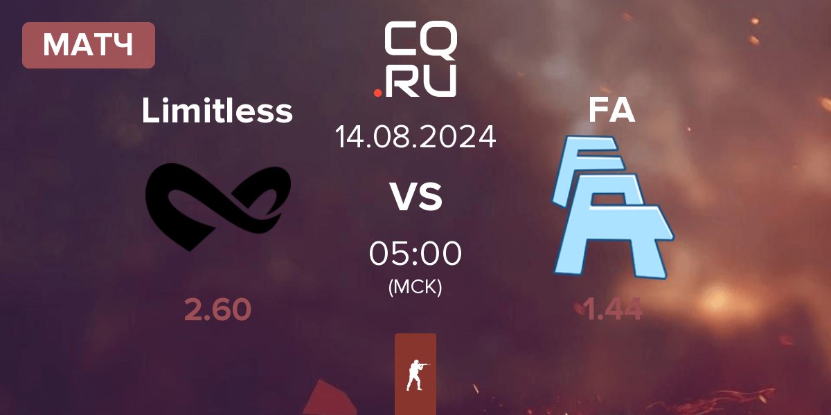 Матч Limitless vs FLUFFY AIMERS FA | 14.08