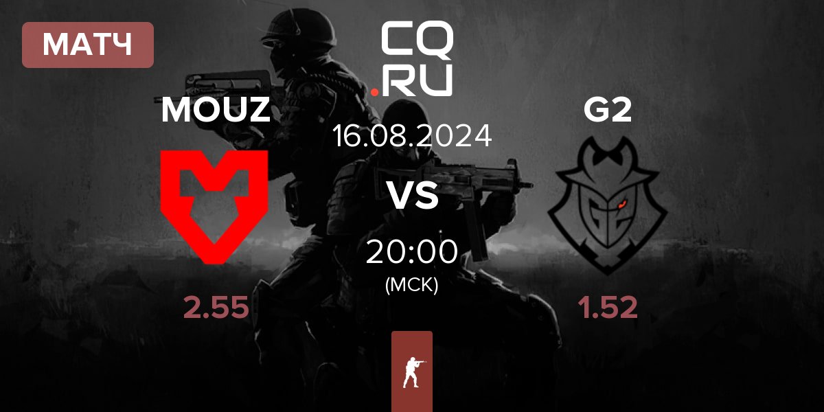 Матч MOUZ vs G2 Esports G2 | 16.08