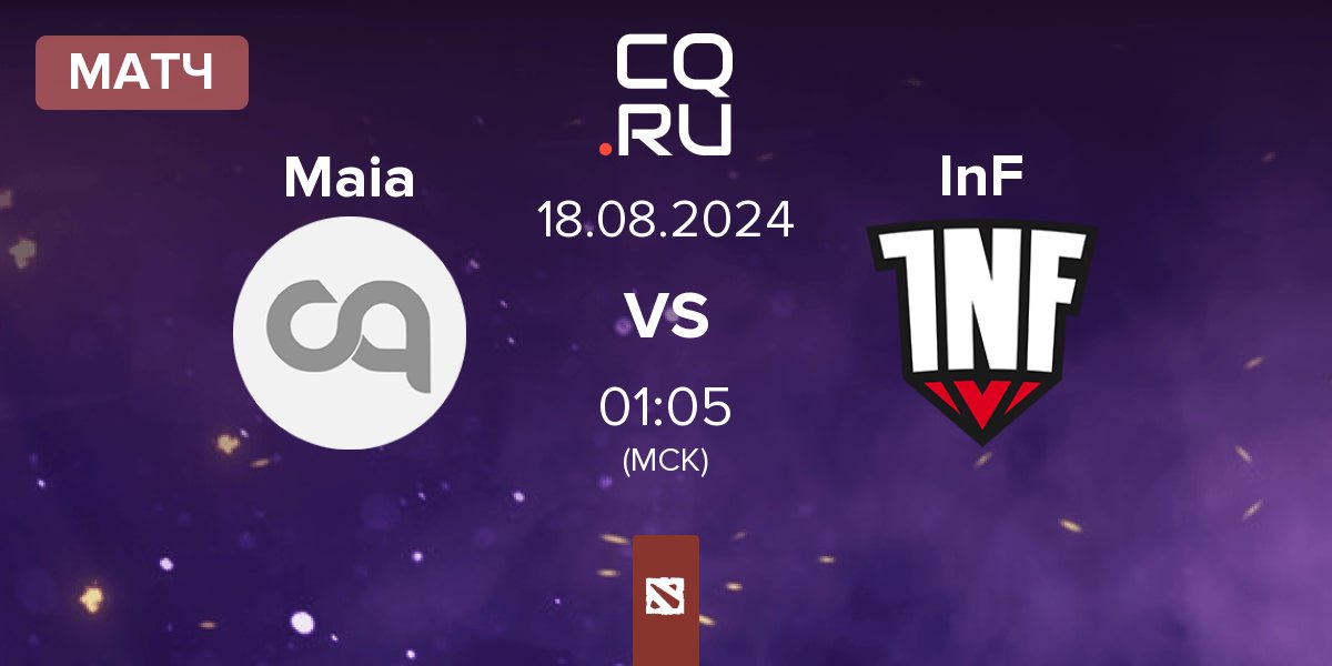 Матч Team Maia Maia vs Infamous Gaming InF | 18.08