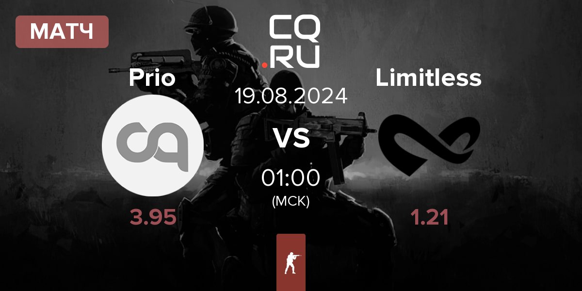 Матч Priority Esports Priority vs Limitless | 19.08