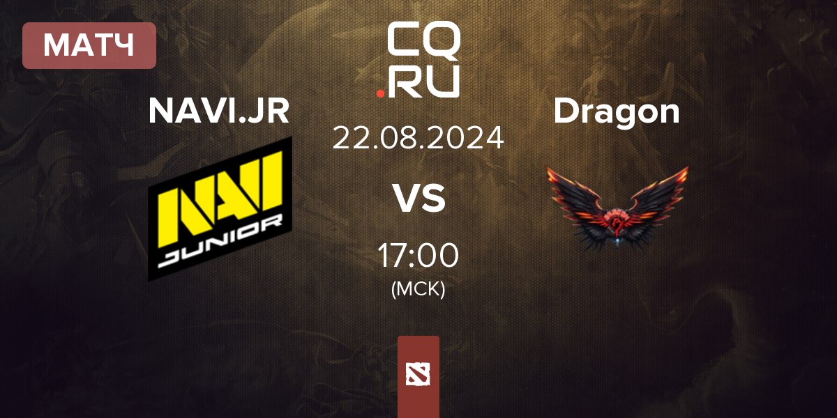 Матч Navi Junior NAVI.JR vs Dragon Esports Club Dragon | 22.08