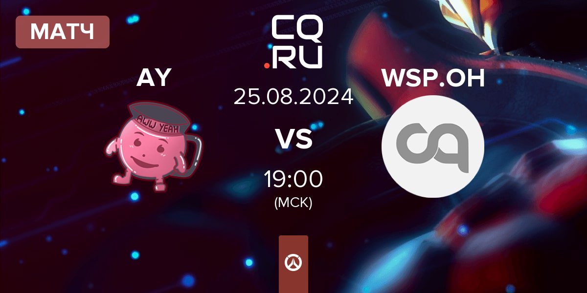 Матч AWW YEAH AY vs WASP X OHHHH NO WSP.OH | 25.08