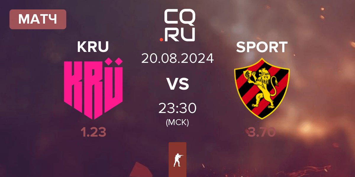 Матч KRU Esport KRU vs eSports Recife SPORT | 20.08