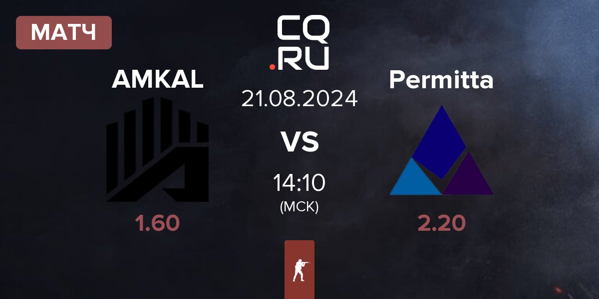 Матч AMKAL vs Permitta Esports Permitta | 21.08