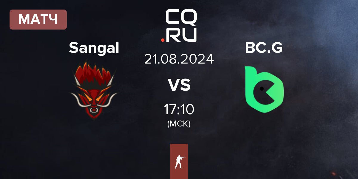 Матч Sangal Esports Sangal vs BC.Game Esports BC.G | 21.08